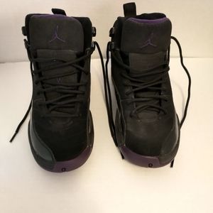 Jordan sneakers #23 Jumpman black, purple and teal